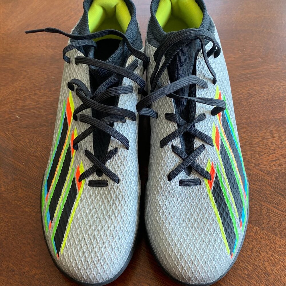 Adidas X Speedportal.3 Turf Silver Solar Black GW8486 Soccer cleats Men 9